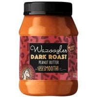 Wazoogles Dark Roast Super Smooth Peanut Butter, 800g